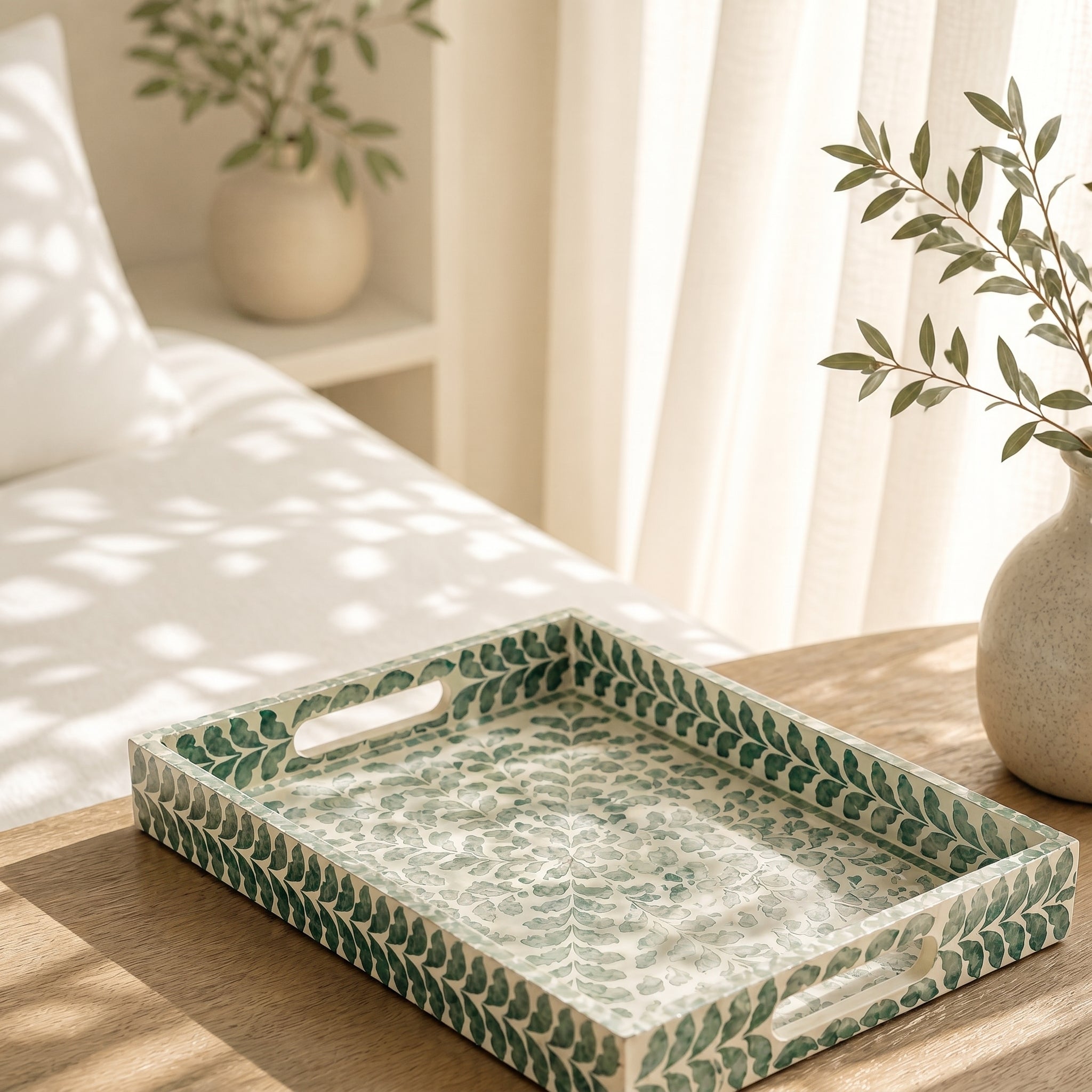Shell Serenity Tray – Aesthetic Pearl Jewelry Organizer Bracelets and Gift-Ready Trinket Dish